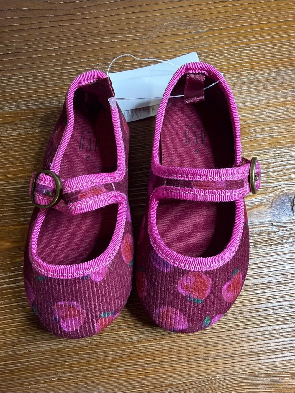 Gap Toddler Corduroy Mary Jane Flats Sz 5